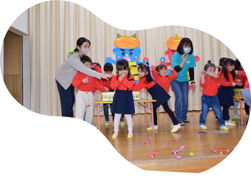 友達や家族・地域の人々とのかかわりを深めるため季節を感じるさまざまな行事を予定しております♪